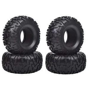 4Pc RC Rubber F/R Tires Set For Tamiya ORV Chassis BlackFoot Monster beetle Tyre - Picture 1 of 4