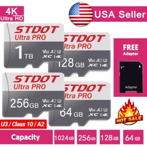 Micro SD Card Memory 32G 64GB 128GB 256GB 1TB Lot Extreme Ultra US Wholesale Lot - Picture 1 of 17