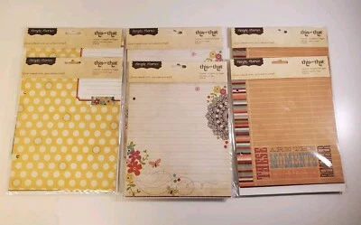 Простые истории это и то журнал/альбом для вырезок 8 страниц двусторонний 6 × 8 лот из 6 - Изображение 1 из 4