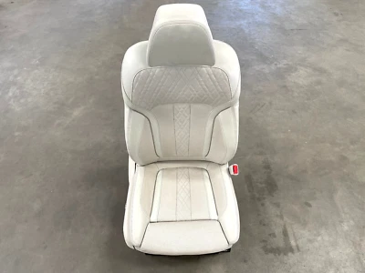 16-19 BMW G11 G12 740i 750i FRONT RIGHT PASSENGER SEAT ASSEMBLY WHITE 1328 OEM - Image 1 of 4