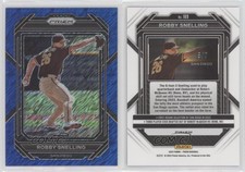 2023 Panini Prizm Blue Shimmer Prizm /7 Robby Snelling #169