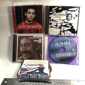 Jim Croce,John Denver,Neil Diamond, Greatest Hits , Lot NN , 4- Cd Box Set - Picture 1 of 4