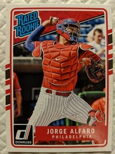 Donruss #232 2017 clasificación novato Jorge Alfaro radiocontrol - Imagen 1 de 6