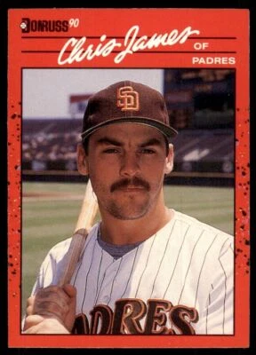 1990 Donruss Chris James Baseball Cards #323 - Image 1 of 2
