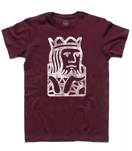 T-shirt uomo KING RE Poker Texas Hold'em carte All In Bluff fiches Las Vegas - Bild 1 von 10