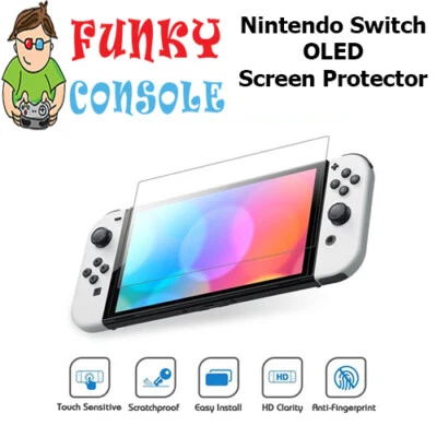 Nintendo Switch OLED Tempered Glass Screen Protector for Switch OLED Console