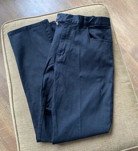 Pantalones chinos plisados negros pierna recta talla 36/34 KENNETH COLE nueva york para hombre - Imagen 1 de 5