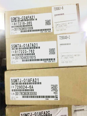 New Yaskawa SGM7J-01A7A21 Servo Motor SGM7J01A7A21 DHL Expedited Shipping - Image 1 of 4