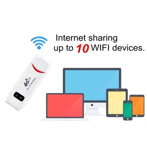 4G LTE Wireless Router USB Dongle 150Mbps Modem Stick Mobile Broadband Sim Card - Afbeelding 1 van 7