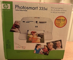 Hp Photosmart 335xi Gogo Photo Printer New Sealed - Picture 1 of 8