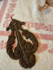Vintage General Store Antique Cast Iron Wall Hook Receipt Holder - Picture 1 of 4