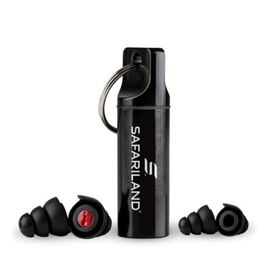 Pro Impulse Hearing Protection Earplugs Black Red NRR 33dB Shooting Range Use - Image 1 of 4