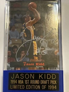 1994 CLASSIC DRAFT PICK JASON KIDD AUTOGRAPH ROOKIE RC /1994 Ken Goldin Certif! - Picture 1 of 4