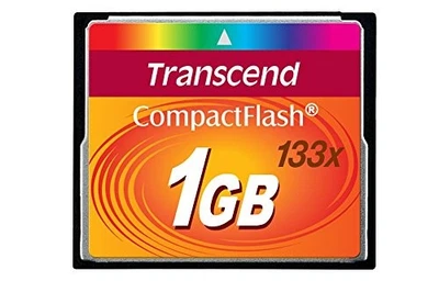 Transcend 1GB CompactFlash (CF) Card (TS1GCF133) - Image 1 of 2