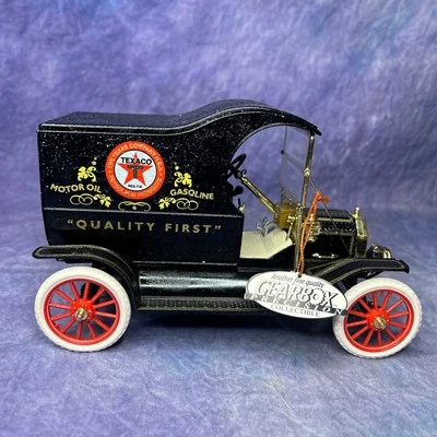 Caixa de engrenagens Texaco 1913 Ford modelo T caminhão de entrega colecionável - Imagem 1 de 4