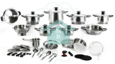 Batteria Pentole Bavaria Ottingher 44 pezzi Acciaio Inox 18/10 - Immagine 1 di 4