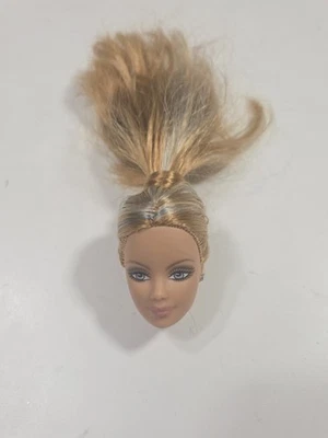 RARO MODA FIEBRE MUÑECA BARBIE CABEZA SOLO AZUL RESALTADO PELO K9811 2006 USADO EN EXCELENTE ESTADO C204 Foto 1 de 4