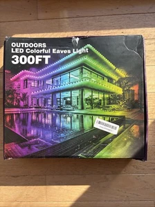 300FT LED Colorful Outdoor Lights RGB Eaves Lights - Picture 1 of 5