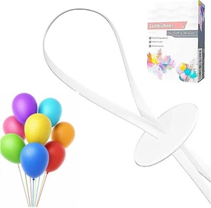 Dekotalent® 100x Ballonverschlüsse Ballonverschluss Ballonbänder für Luftballons