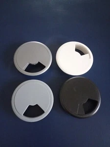 2 x Kabeldurchlass 80 mm Kabeldurchführung Farbwahl Kabeldose Kunststoff - Bild 1 von 1