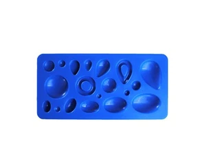 Oval/Round Cabochon Mould Tray Jewellery Faceted Pendant Resin Casting. J2213 - Picture 1 of 1