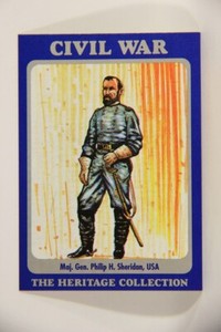 Civil War Heritage Collection 1991 Card #20 MG Philip Henry Sheridan USA L007998