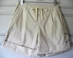 LIZ CLAIBORNE..TAN..CARGO ROLL..DRAW STRING..COTTON..SHORTS..NWT..sz  - Picture 1 of 6