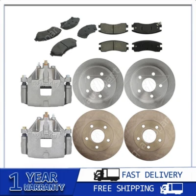 Pinzas de freno rotores de freno pastillas de freno para Buick Century 3,1 L 2005 2004 Foto 1 de 4