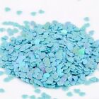 AB Light Blue Loose Sequins Heart Shaped DIY Crafts Scrapbooking Diary Decor New