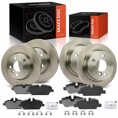 12x rotores de freio a disco dianteiro e traseiro e pastilha de freio de cerâmica para Mini Cooper 2015-2019 - Imagem 1 de 4