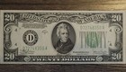 1934-C UNC Fr 2057-D $20 Cleveland Green Seal Federal Reserve Note Bill-Crisp