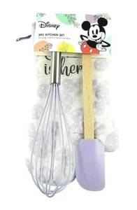 Disney Mickey Mouse 3pc Kitchen Set Oven Mitt Spatula Whisk Spring Is Here - Picture 1 of 2