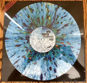 NUOVO, SIGILLATO Edizione Limitata ERIC CHURCH Uomo Disperato 244 Pezzi PUZZLE 12" Rotondo - Foto 1 di 4
