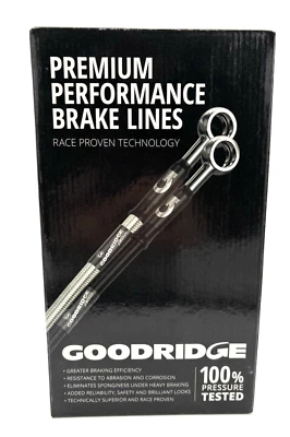 2004-11 Mazda RX8 Goodridge G-Stop Stainless Steel Front & Rear Brake Line Kit - Image 1 of 4