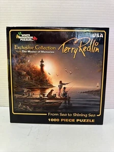 White Mountain - 1000 PC Terry Redlin FROM SEA TO SHINING SEA 20"X27" Puzzle - Picture 1 of 6