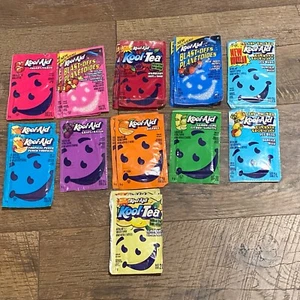 Vintage 90s Kool-Aid 11 Canadian Flavor Packets NOS - 6 Duplicates - Bild 1 von 5