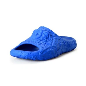 Versace Herren Barock Medusa geprägt Pool Slide Flip Flops Schuhe US 9 IT 42 - Bild 1 von 8