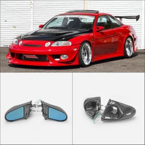 For JZZ30 Soarer Carbon Fiber Aero Mirror Side Mirror With FRP Base Plate 2 Pcs - Imagen 1 de 13