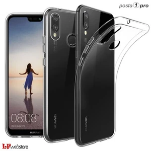 COVER SLIM PER HUAWEI P20 LITE CUSTODIA TRASPARENTE - POSTA1PRO - Foto 1 di 7