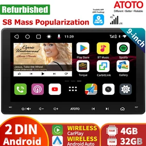 ATOTO S8MS 9" Android Autoradio GPS Navi 8Core ChatGPT-AI WIFI 178°-Blickwinkel - Bild 1 von 10