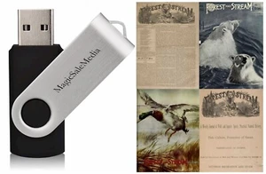 1890 Old Issues of Forest & Stream - Fishing Hunting Outdoor (1873-1922) on USB - Imagen 1 de 13