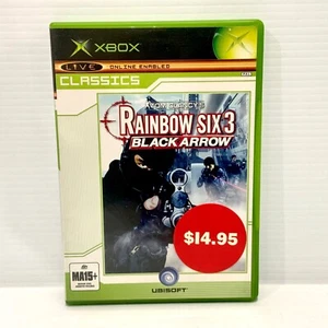 Tom Clancy’s Rainbow Six 3 Black Arrow + Manual - Xbox Original - Tested & Work - Picture 1 of 4