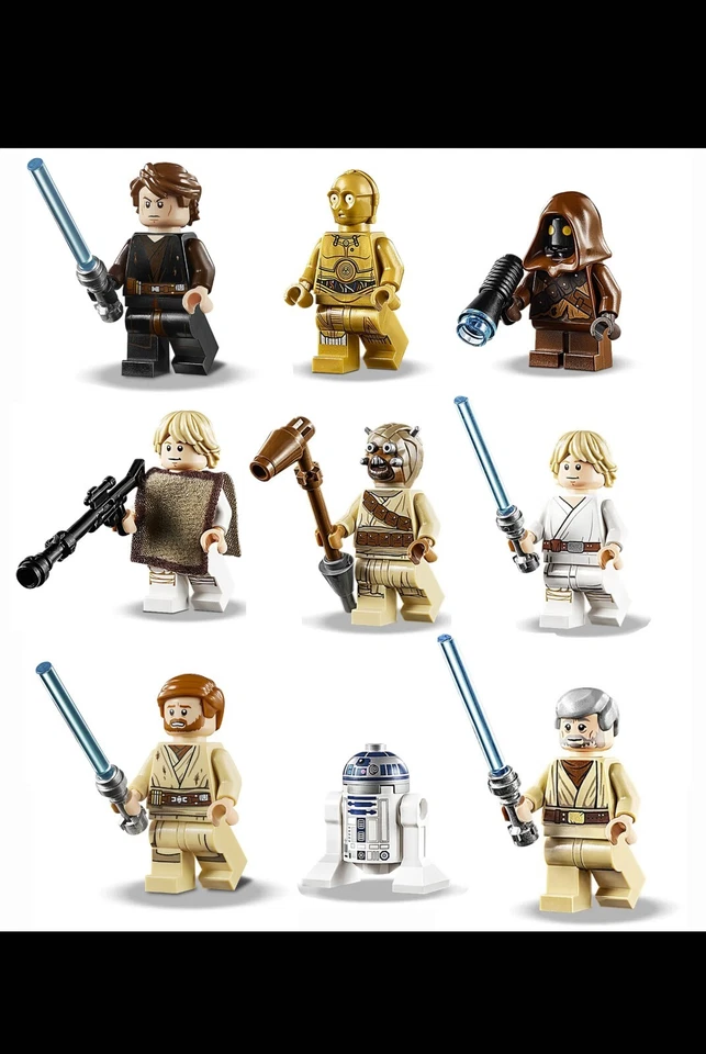 Lego Star Wars Anakin Luke Skywalker Obi-Wan Jawa Minifiguras 75270 75271 75269 Foto 1 de 1