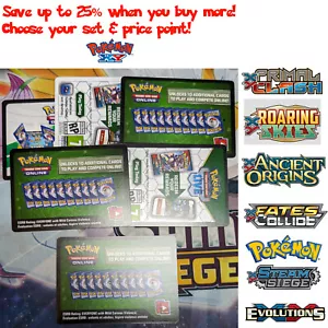 Pokémon TCG XY Online Code Cards-Unused-Pick Your Set **Codes Messaged Fast** - Picture 1 of 7