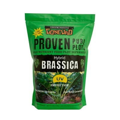 Semillas híbridas de parcela de alimentos Whitetail Products Gone Wild, bolsa de 3 lb, G1180 Foto 1 de 4
