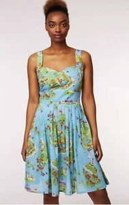 Revival SZ 16 ,50s style vintage inspired casual party dinner cruise beach dress - Picture 1 of 8