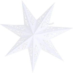 45Cm Christmas Star Paper Lantern Decorative Paper Star Ceiling Lampshade Hangin - Picture 1 of 10