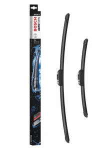 Front Wiper Blade Set For Nissan Qashqai J11 2013 On Windscreen BOSCH AEROTWIN - Picture 1 of 15