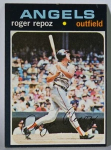 1971 TOPPS #508 ROGER REPOZ ANGELS OF BASEBALL CARD - Picture 1 of 2