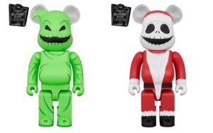 BE@RBRICK OOGIE BOOGIE SANTA JACK NIGHTMARE BEFORE CHRISTMAS Disney 400% Japan - Picture 1 of 7